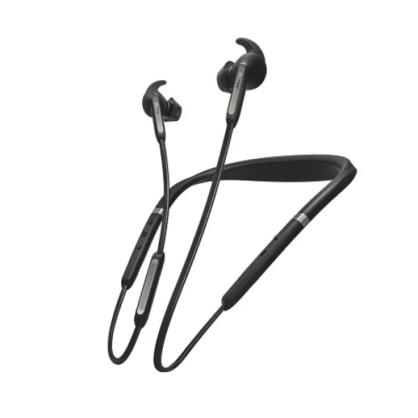 Jabra Evolve 65e Bluetooth Headset – Wireless Neckband with Noise Cancellation